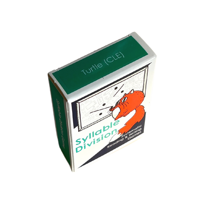 Use the Turtle Division game cards as a syllable division review drill in small group interventions or as a literacy center activity. This game helps to reinforce key concepts in a way that is engaging and memorable.