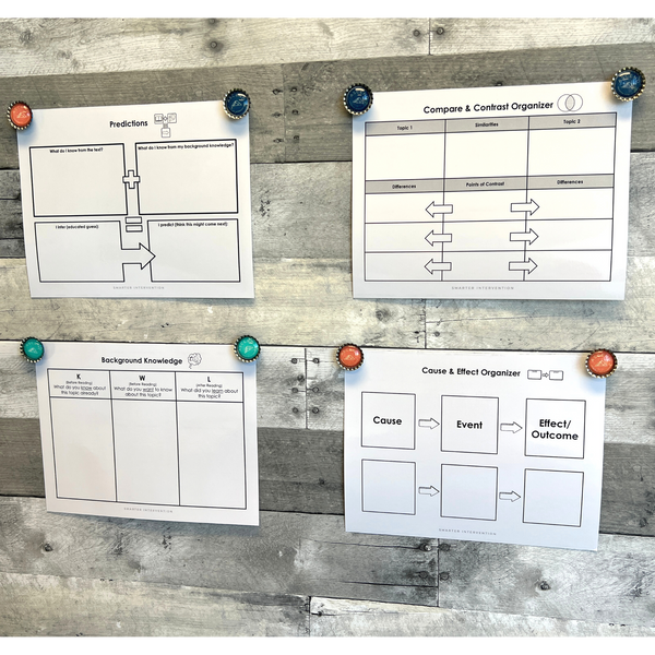 Vocabulary & Comprehension Anchor Charts – Ascend SMARTER Intervention