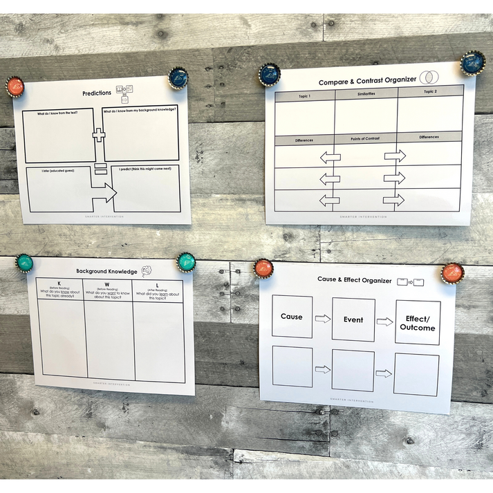 Vocabulary & Comprehension Anchor Charts – Ascend SMARTER Intervention