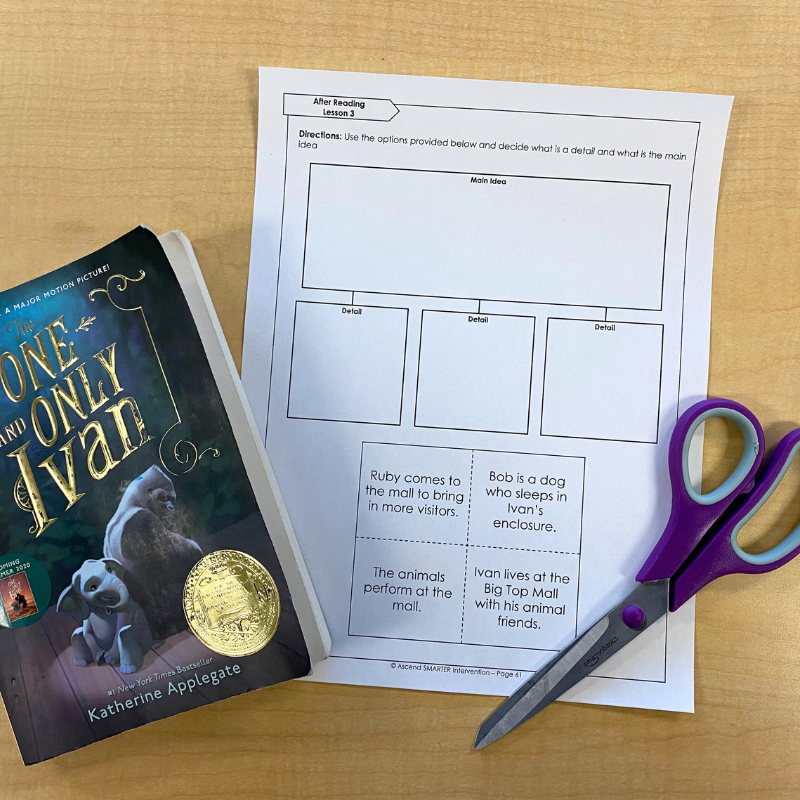 Engage students with The One and Only Ivan Book Club Unit! This downloadable resource includes activities and discussions to enhance comprehension. Ideal for intervention!