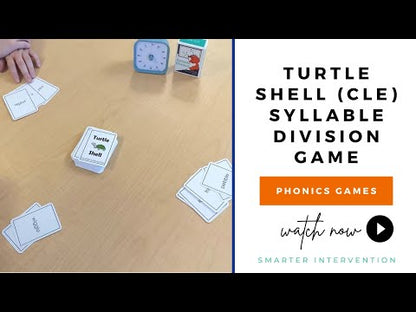 How to play CLE Syllable Division Games! Video showing how to use syllable division card decks from Ascend SMARTER Intervention.