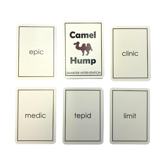Use the Camel Division game cards as a syllable division review drill in small group interventions or as a literacy center activity. This game helps students strengthen their reading skills, build their vocabulary, and improve their comprehension in a fun and interactive way. It is designed to reinforce key concepts in a way that is engaging and memorable.