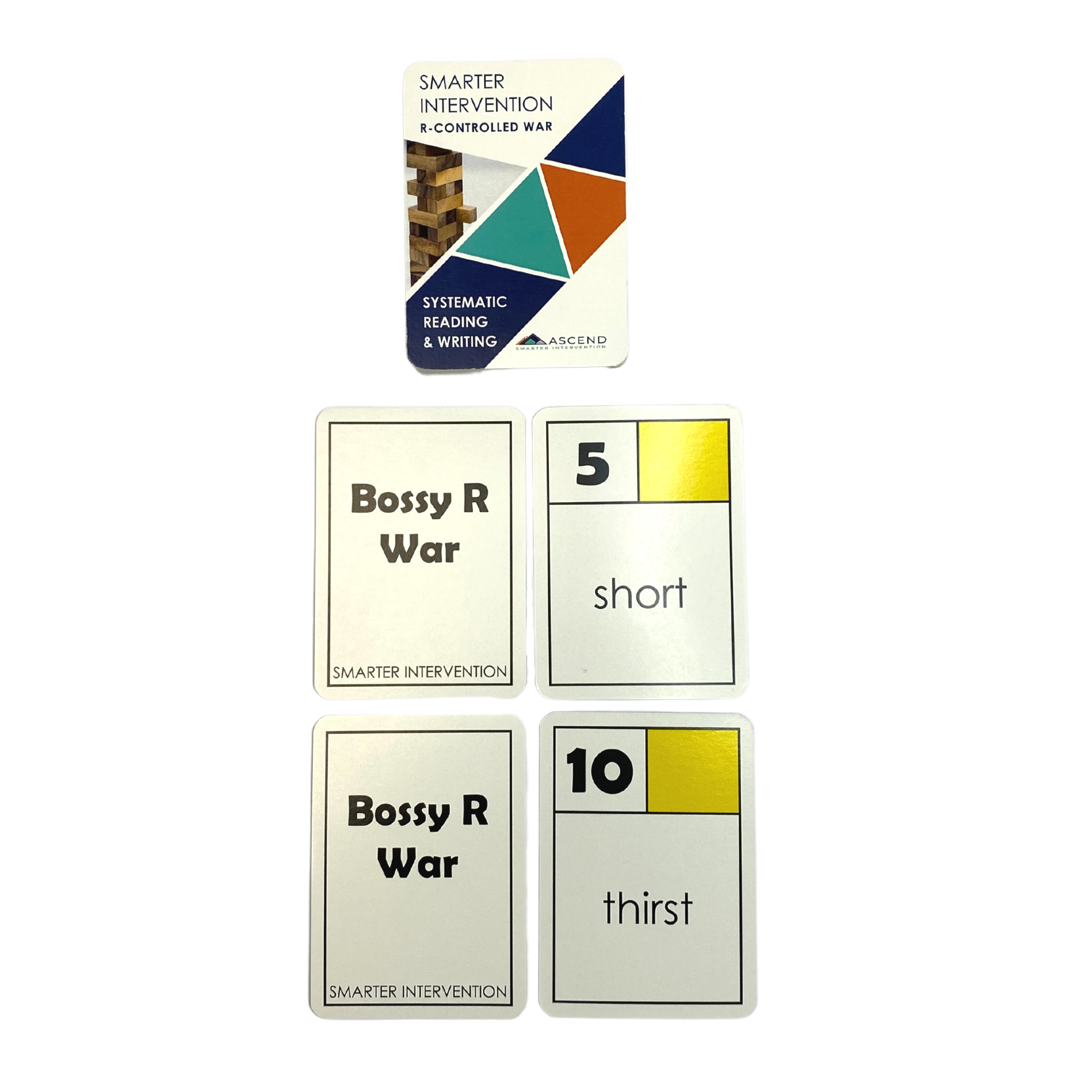 RControlled War Card Game Ascend SMARTER Intervention