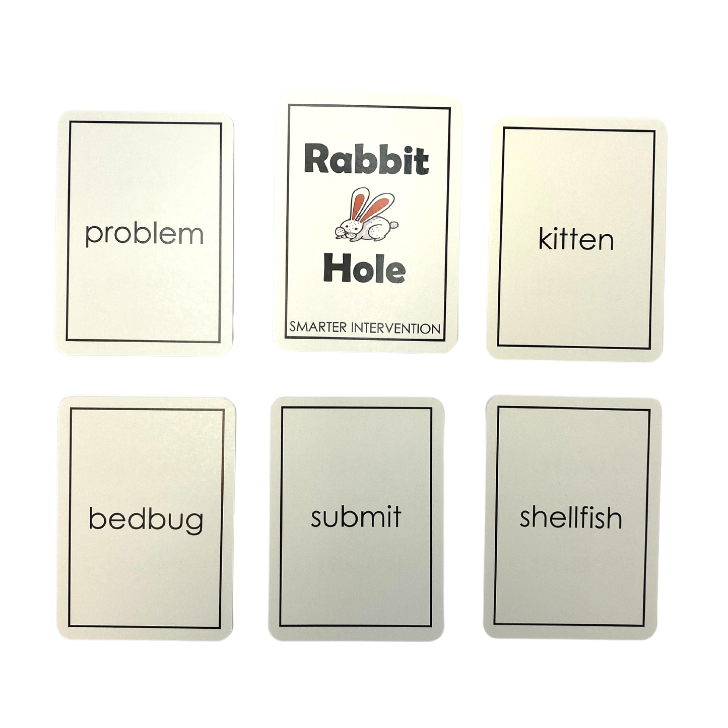 Use the Rabbit Division game cards as a syllable division review drill in small group interventions or as a literacy center activity. This game helps students strengthen their reading skills, build their vocabulary, and improve their comprehension in a fun and interactive way. It is designed to reinforce key concepts in a way that is engaging and memorable.