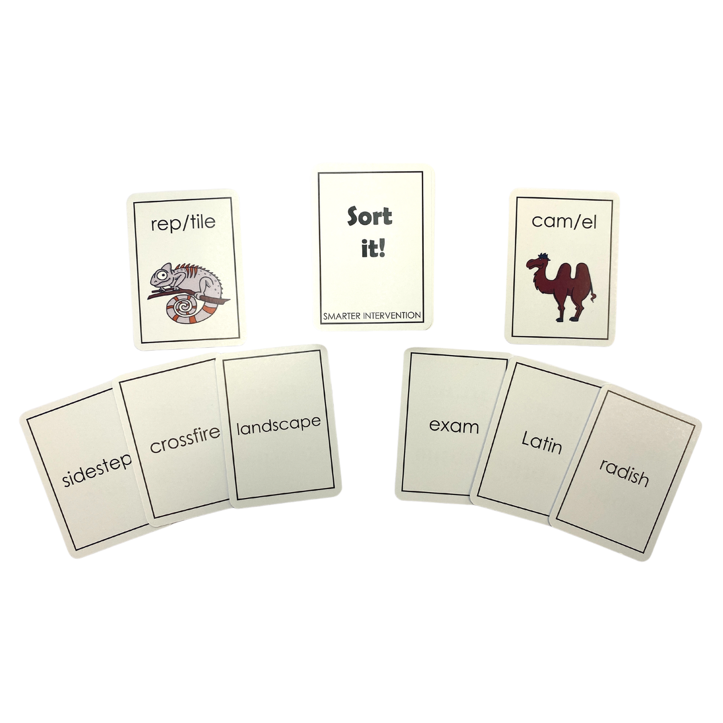 Sort It Syllable Division Game Card Deck – Ascend SMARTER Intervention